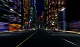 夜晚城市的视频,霓虹闪烁下的都市夜生活掠影